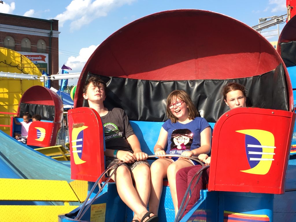 Taylor, Mackenzie, Abby at Great Allentown Fare