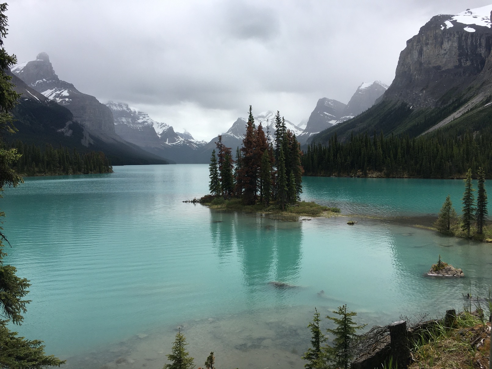 Maligne Lake in Jasper, Alberta